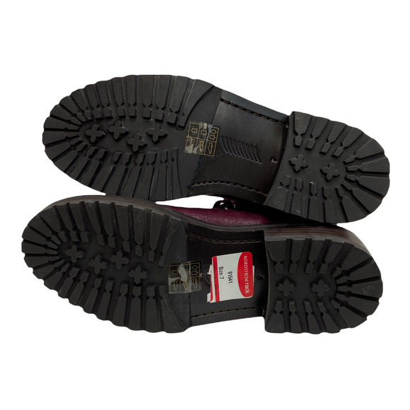 PAIGE Suede Marline Combat Boots Size 7 - Picture 6 of 6